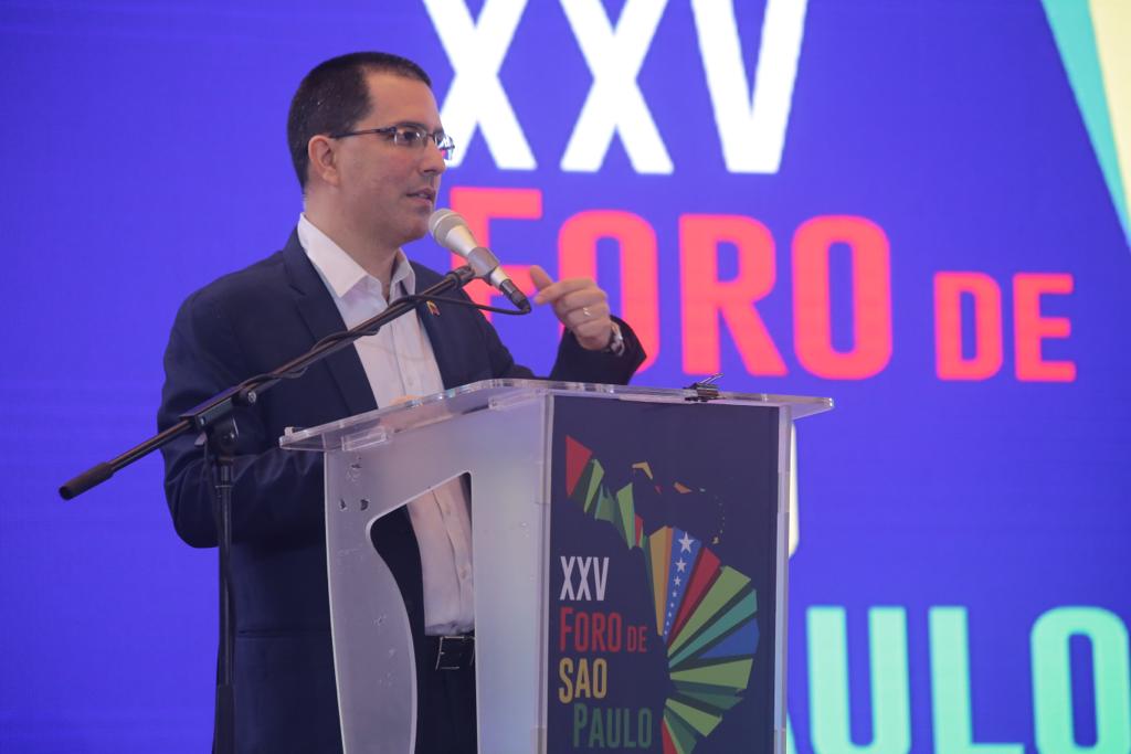 Canciller Arreaza: La izquierda debe conformar una agenda común para construir juntos