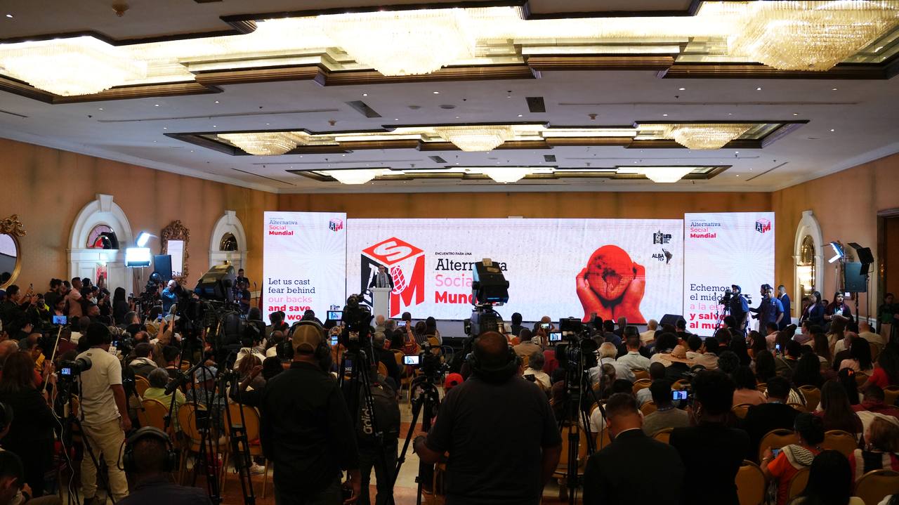Inicia en Caracas Encuentro de movimientos y líderes sociales para una Alternativa Mundial
