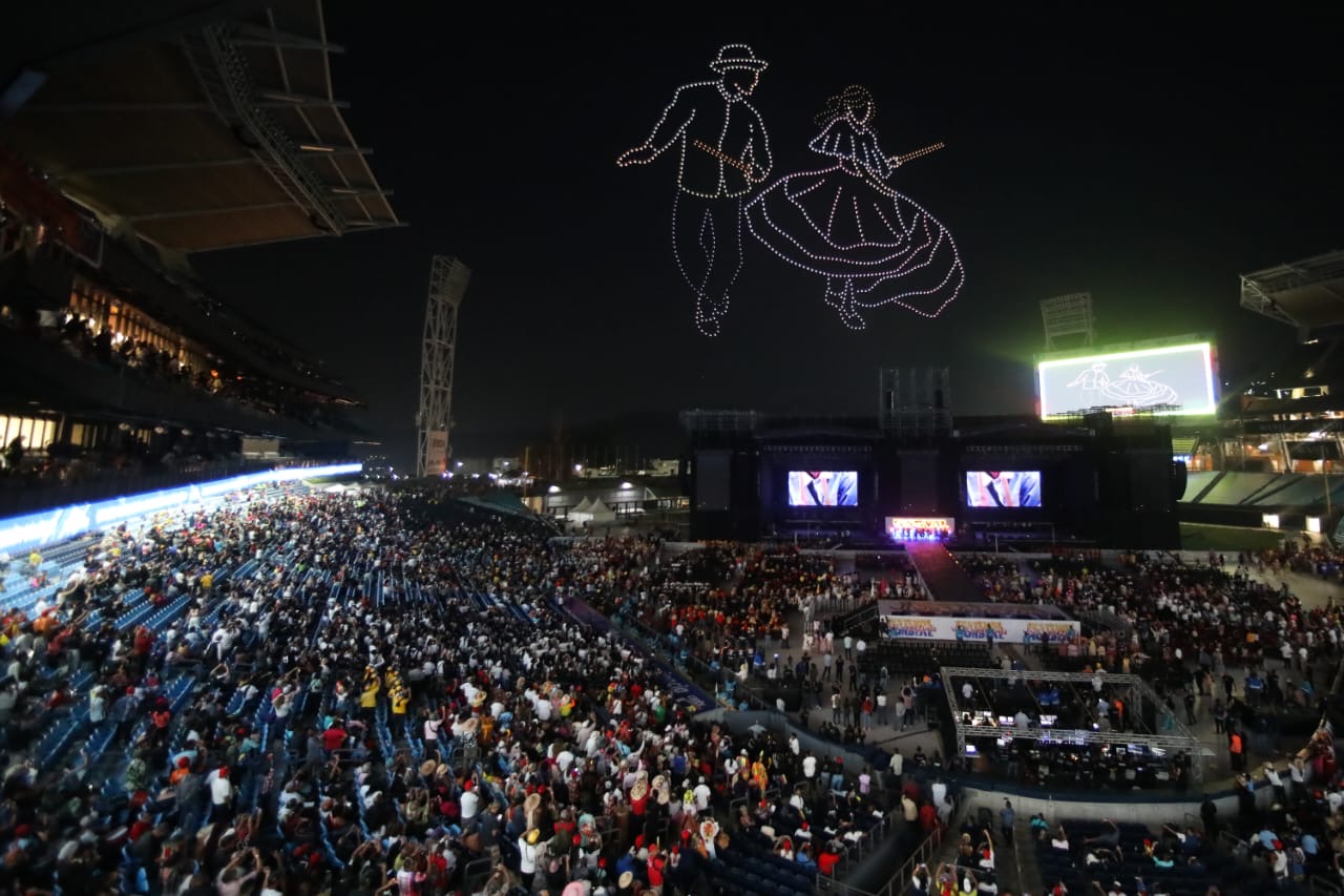Festival Viva Venezuela exhibe primer espectáculo de drones en América Latina