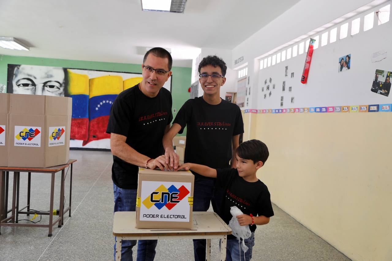 Jorge Arreaza: This is a day to reaffirm Venezuela’s independence with the vote
