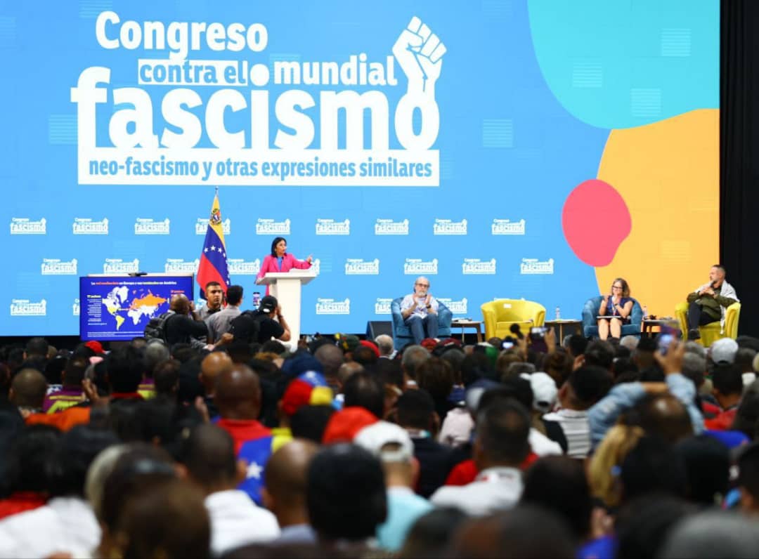 Vice President of Venezuela Delcy Rodríguez inaugurated World Congress against Fascism