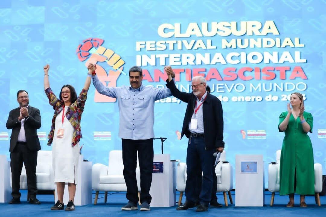 Presidente Maduro clausura Festival Mundial de la Internacional Antifascista